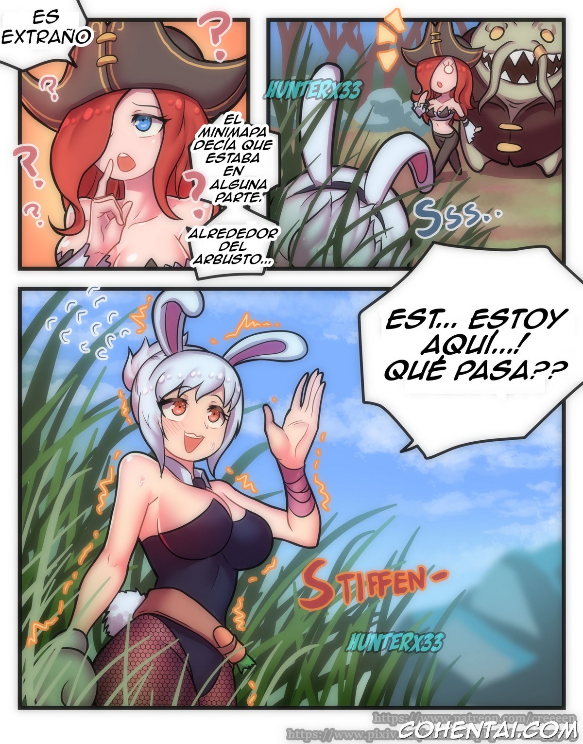 Rabbit Jelly (League of Legends) xxx comics manga porno doujin hentai español sexo League of Legends Riven Zac