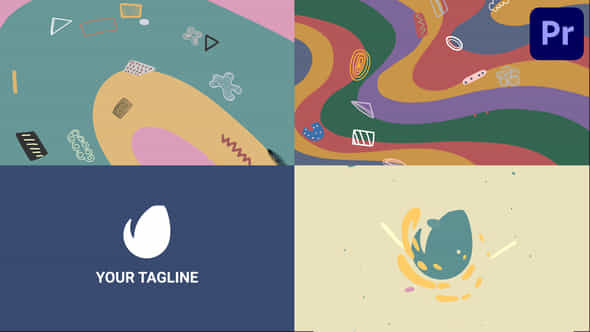 Colorful Wave Logo - VideoHive 38429028