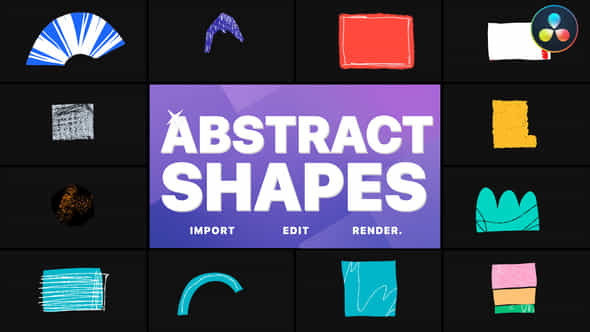 Colorful Abstract Shapes - VideoHive 48012644