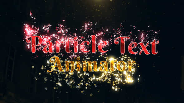 Particle Text Animator - VideoHive 42771260