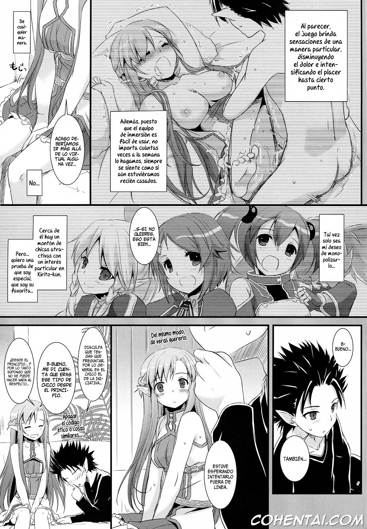 D.L. action 70 (Sword Art Online) xxx comics manga porno doujin hentai español sexo Asuna Yuuki Kazuto Kirigaya | Kirito Sword Art Online