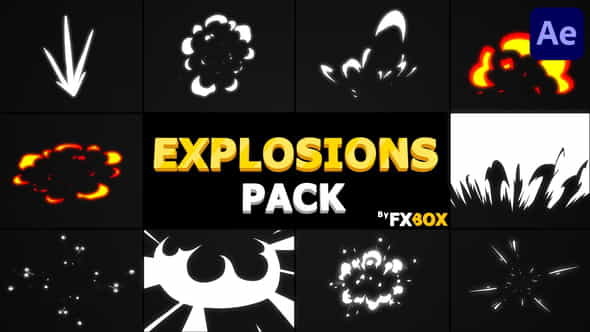 Explosions Pack | VideoHive 32368428 – AE SHARE