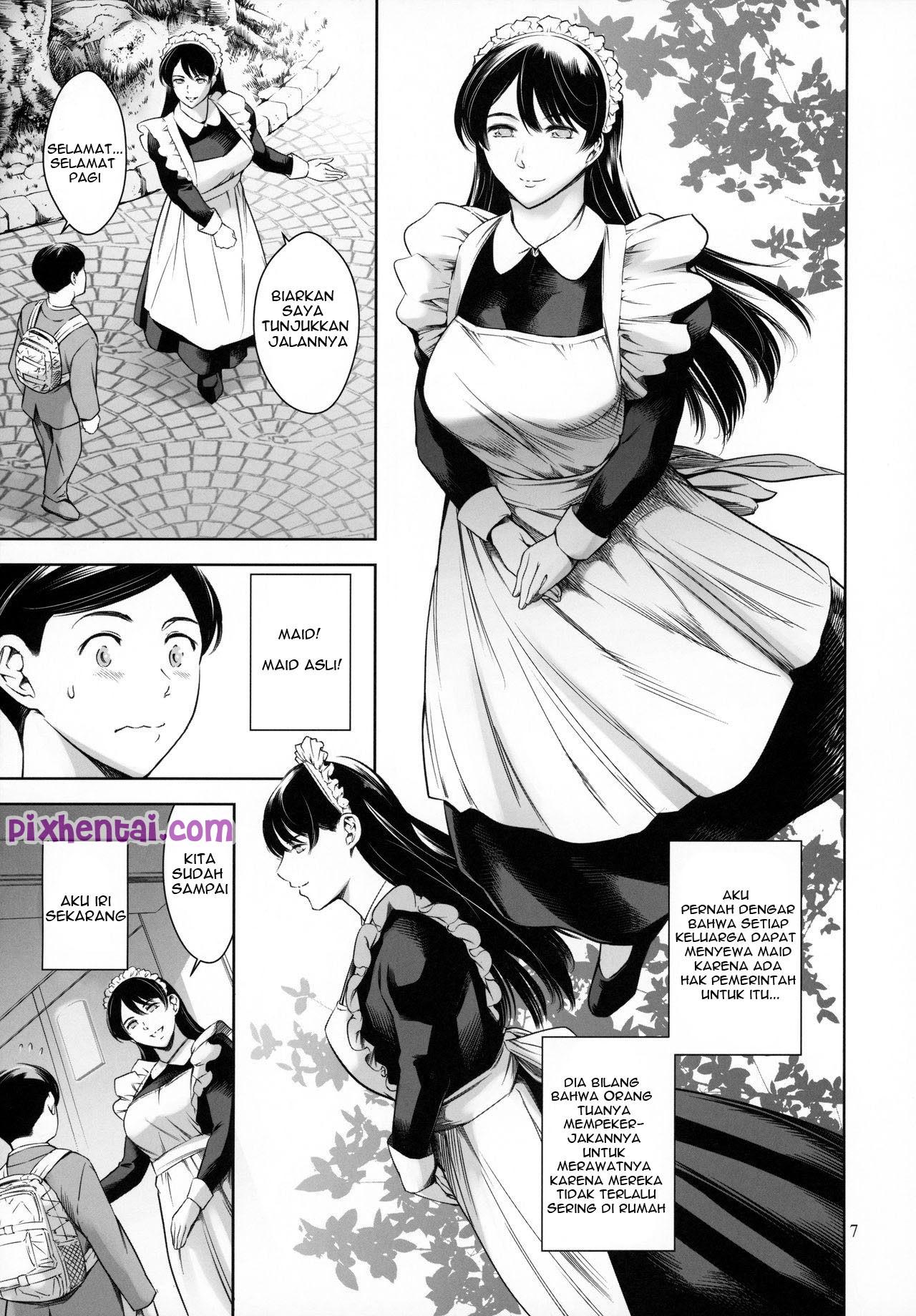 Komik Hentai Uchi no Maid : Bebas Melakukan Apapun Kepada Maid Pribadi Manga XXX Porn Doujin Sex Bokep 06