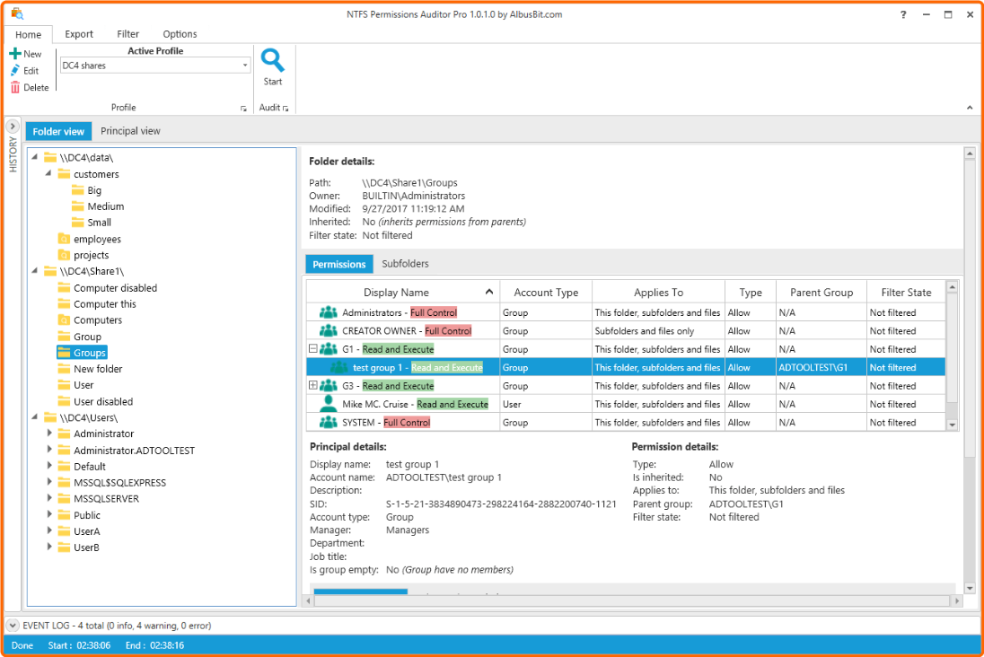 Albus Bit NTFS Permissions Auditor Pro 24.11.25