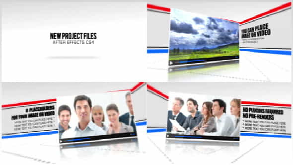 Line Corporate Presentation - VideoHive 3703045