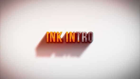 Ink Tetx Intro - VideoHive 31251013