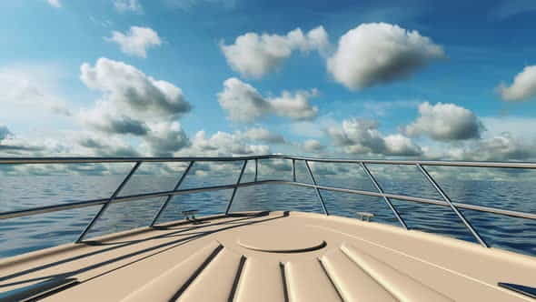 Travel on a yacht on - VideoHive 33839020