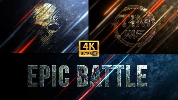 Epic Battle Logo 4K - VideoHive 33867321