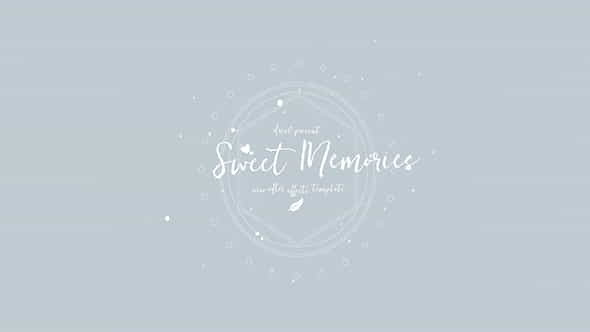 Sweet Memories SlideshowVintage Memories Slides - VideoHive 19070778