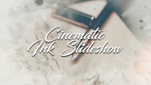 Cinematic Ink Slideshow - VideoHive 19596414