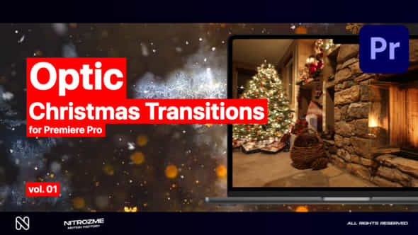 Christmas Optic Transitions Vol 01 For Premiere Pro - VideoHive 49538694