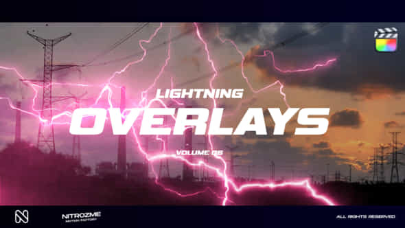 Lightning Overlays Vol 06 For Final Cut Pro X - VideoHive 50631930