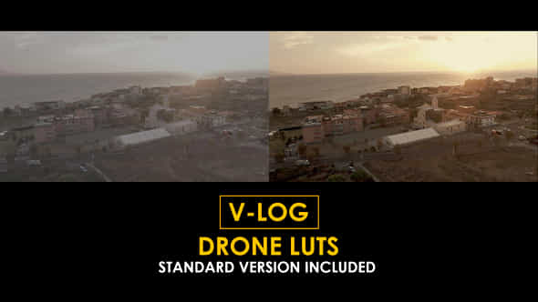 Vlog Drone And Standard Color Luts - VideoHive 51443814