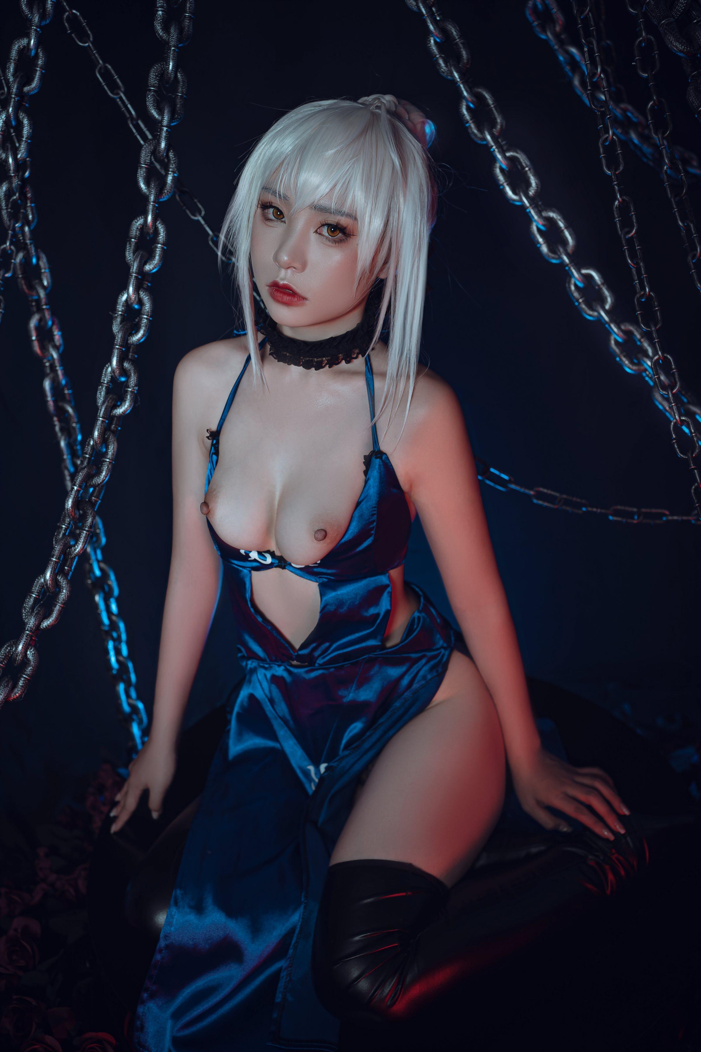 爆机少女喵小吉 Nekokoyoshi - 七月 Fate stay night 黑呆 - Saber Alter(44)