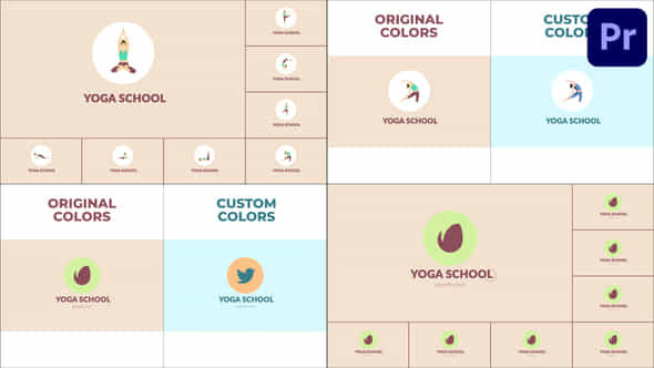 Yoga School Logo - VideoHive 46119909