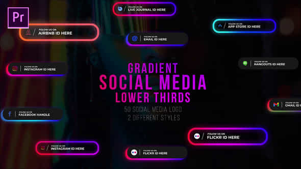 Gradient Social Media - VideoHive 29316722