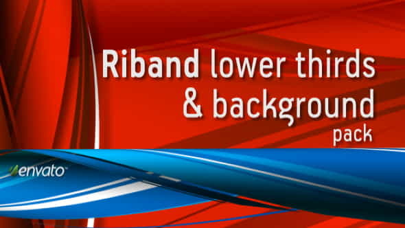 RIBAND lower thirdsbackground - VideoHive 124822