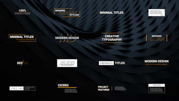 Creative Typography | Essential Graphics - VideoHive 23345889