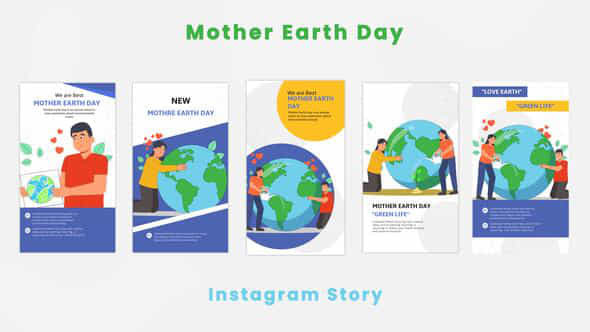 Mother Earth Day Instagram Story - VideoHive 44422397