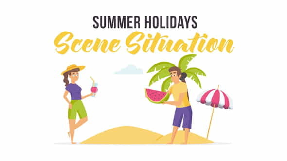 Summer holidays- Scene Situation - VideoHive 28256306