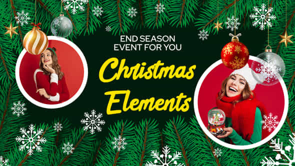 Merry Christmast Slides Opener Mogrt - VideoHive 48169692