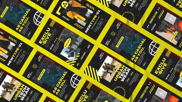 Haidey Techwear Reels Stories - VideoHive 50071295