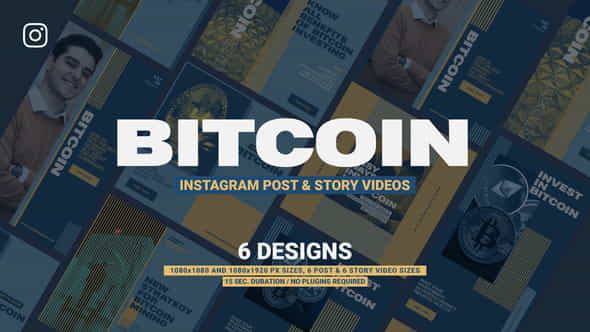 Bitcoin Promotion Instagram - VideoHive 37822207