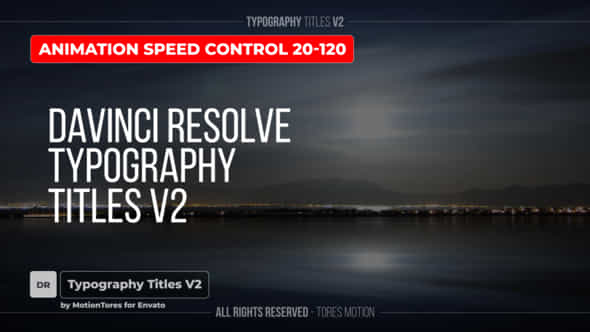 Typography Titles V2 - VideoHive 35989615