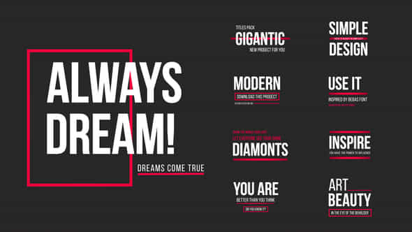 Modern Corporate Titles - VideoHive 46732081