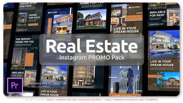 Real Estate Instagram Promo Pack - VideoHive 51212724