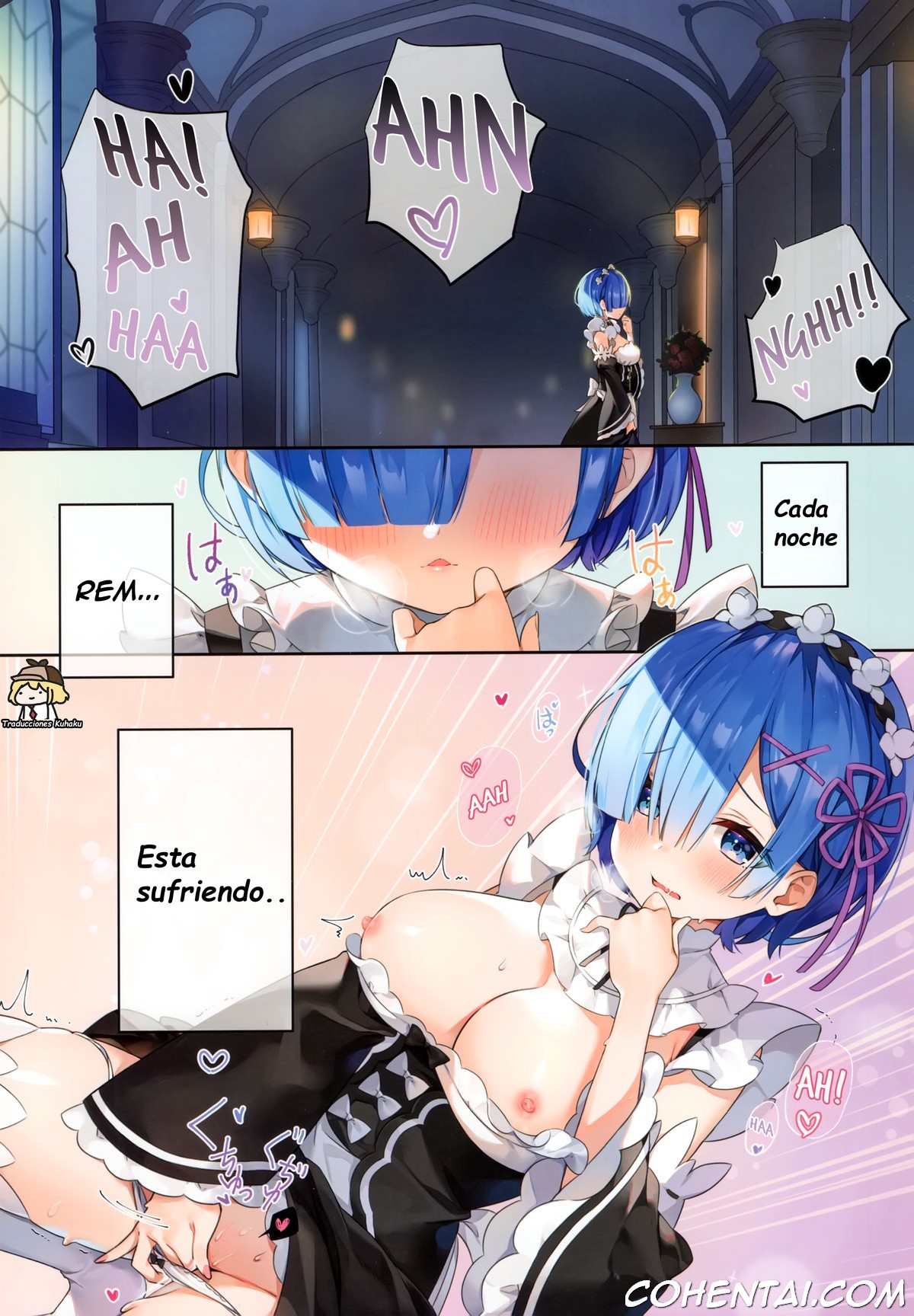 Rem wa Kyou Zettai Yaritai! (Re:Zero kara Hajimeru Isekai Seikatsu) xxx comics manga porno doujin hentai español sexo 