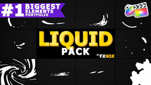 Dynamic Liquid Elements | FCPX - VideoHive 26311455