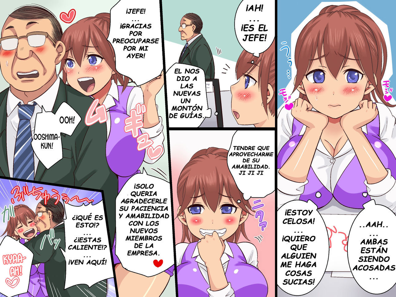 [Sakura no Hanabira] Sekuhara OK Gaisha Soushuuhen [Spanish]
