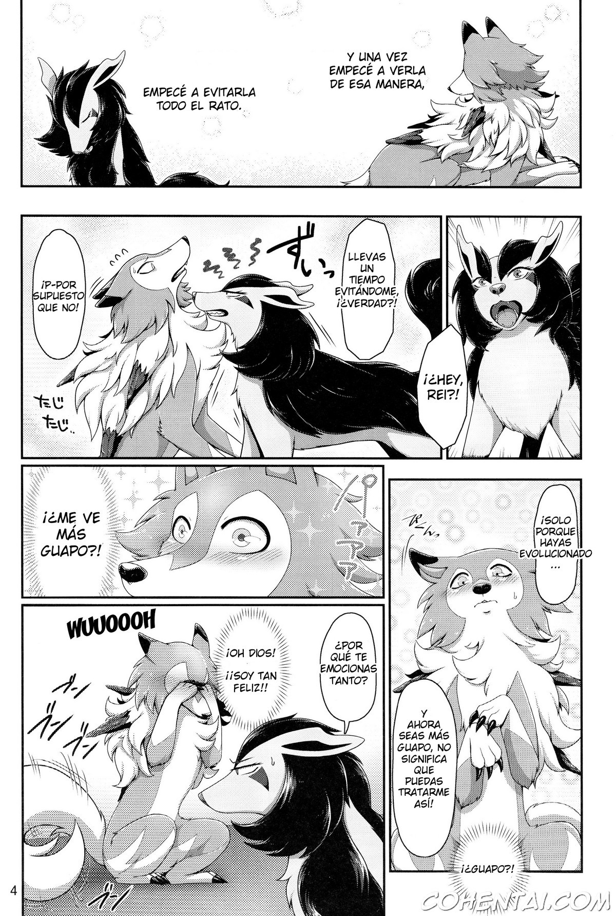 One-sided Love? (Pokémon) xxx comics manga porno doujin hentai español sexo Lycanroc Lycanroc Midday Form Mightyena Pokémon