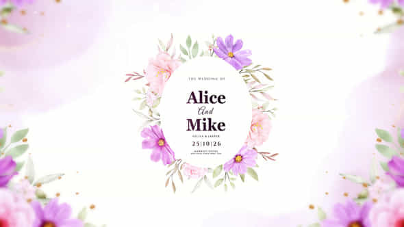 Wedding Intro - VideoHive 57696229