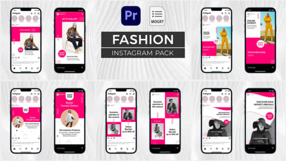 Fashion Instagram Pack - VideoHive 37507362