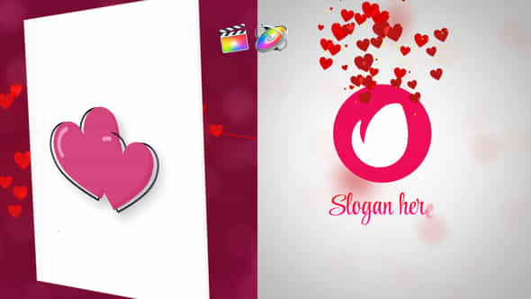 Valentines Logo Reveal - VideoHive 35736323