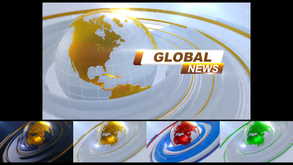 Global News Intro - VideoHive 47365321