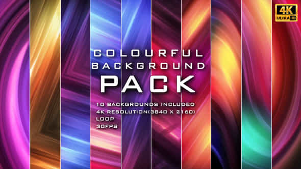 Colorful Background Pack - VideoHive 26361213