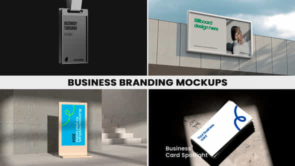 Business Branding Mockups Promo - VideoHive 51957109