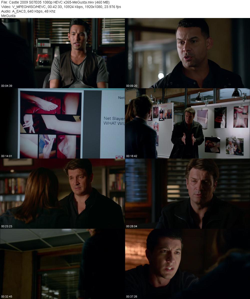 Castle 2009 S07E05 1080p HEVC x265 MeGusta