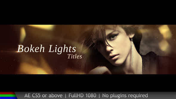 Bokeh Lights Titles - VideoHive 18178822