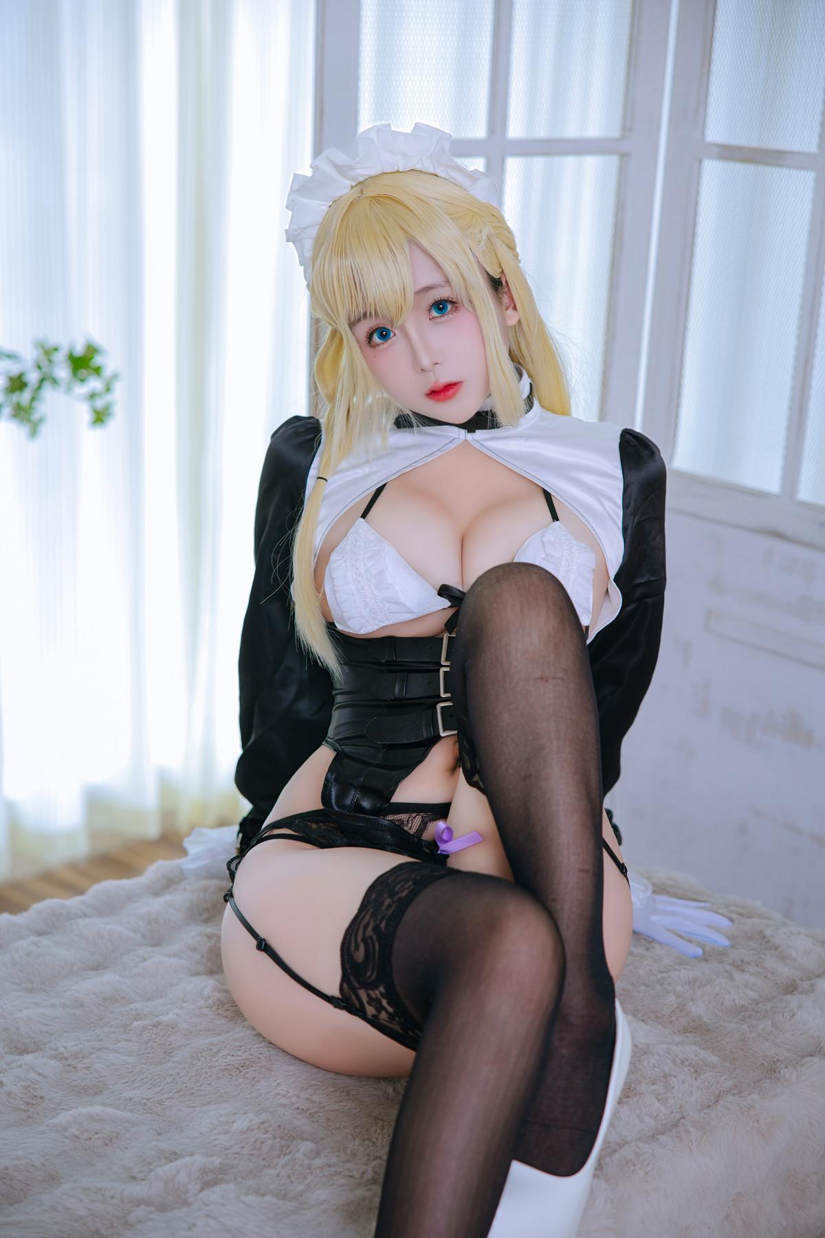 Cosplay Rinaijiao日奈娇 拘束女仆(8)