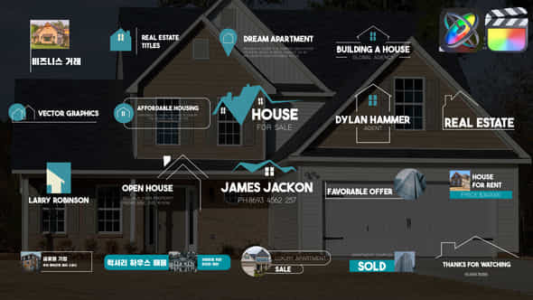 Real Estate Titles For Fcpx - VideoHive 49302210