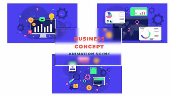 Business Concept Animation - VideoHive 43333180
