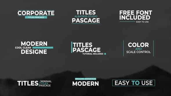 Clean Titles | Premiere Pro - VideoHive 35467159