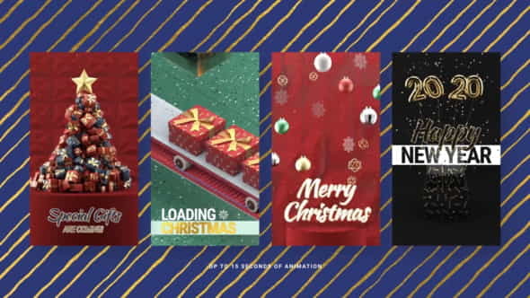 Christmas And New Year Instagram - VideoHive 25322181