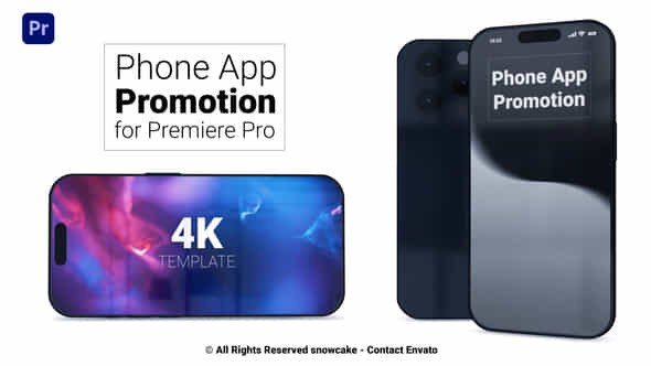 Phone App Promotion For Premiere Pro - VideoHive 53902134