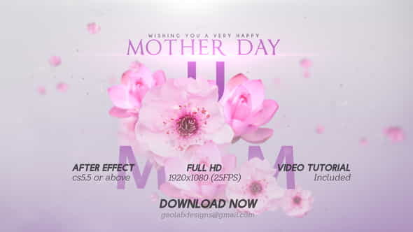 Mother Day Titles l Mother - VideoHive 25795320