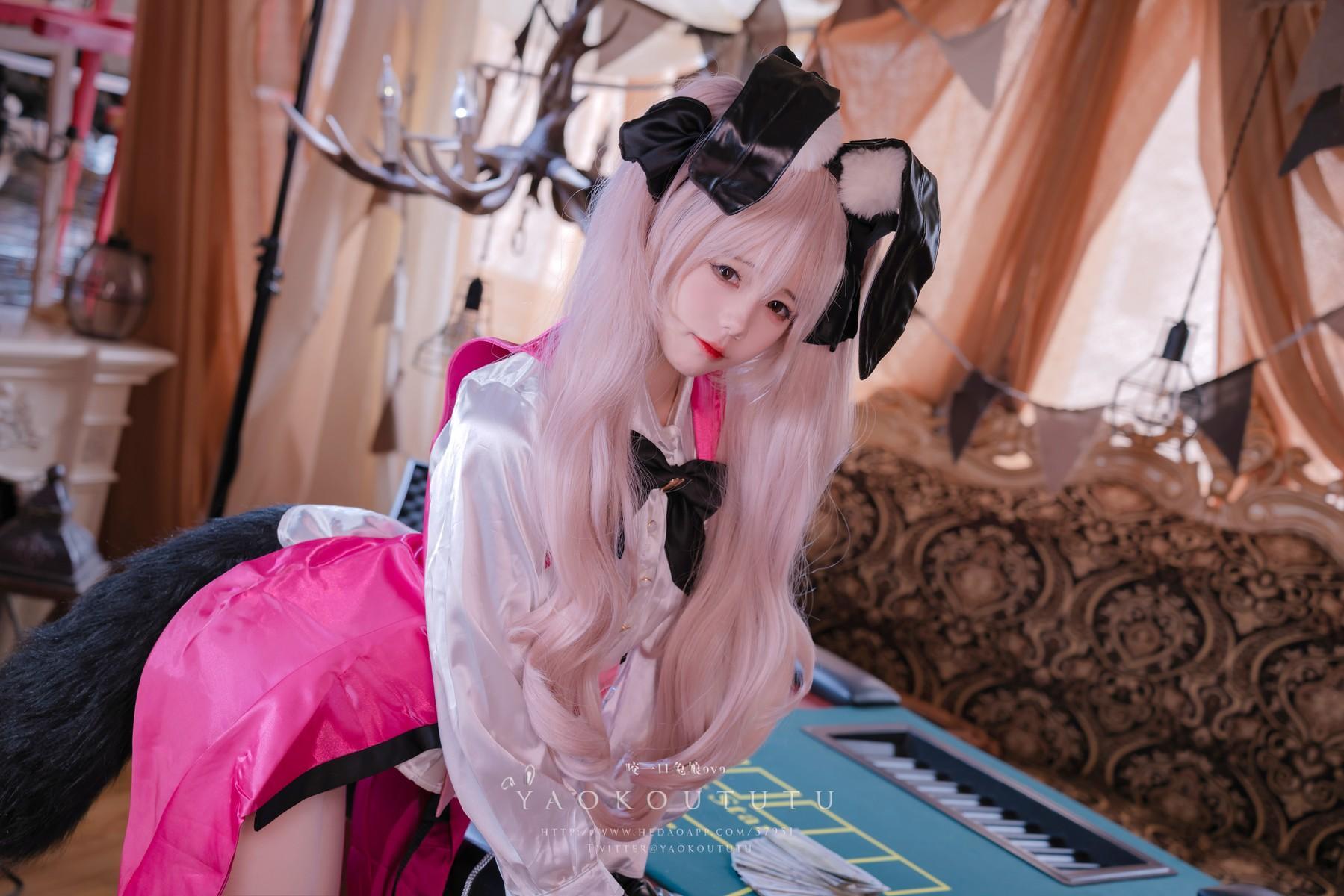 Cosplay 黏黏团子兔 六月订阅『高扬斯卡娅兔女郎』小剧场(5)